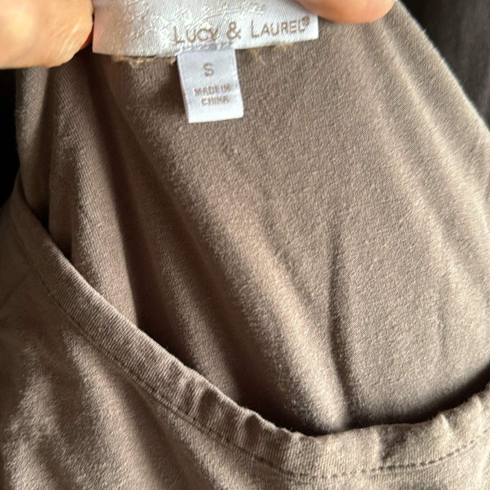 Lucy & Laurel Brown Mini Dress